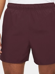 Nike Maroon Red Dri-FIT Challenger 7" Running Shorts - Image 1 of 4
