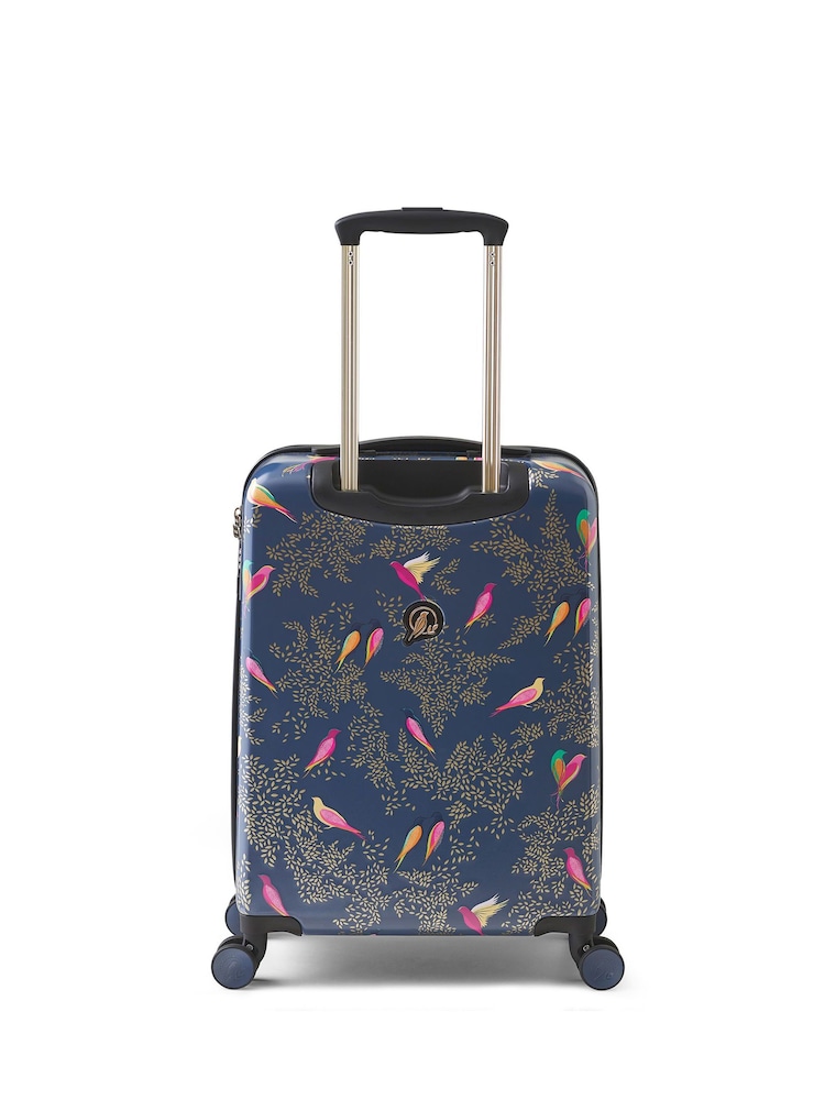 Sara Miller Blue Cabin Trolley Case in Smokey - Image 2 of 8 Sara Miller Blue Cabin Trolley Case in Smokey - Image 2 of 8