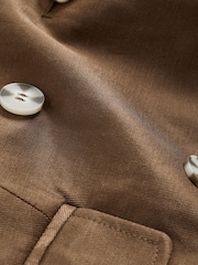 Brown Rochelle Premium Linen Blazer - Image 5 of 5