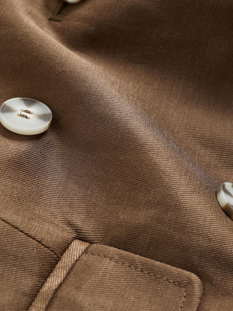 Brown Rochelle Premium Linen Blazer - Image 5 of 5