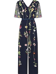 Синий комбинезон с вышивкой Frock And Frill - Image 6 of 8