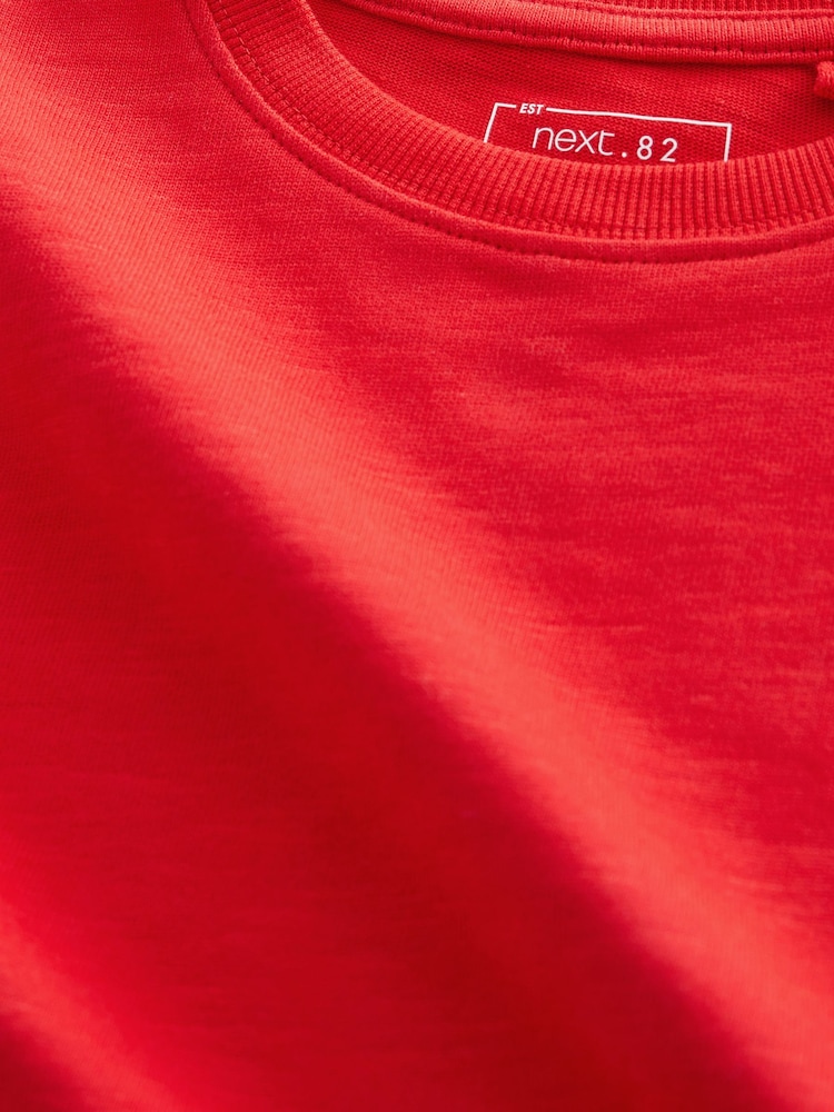 Red Long Sleeve Cosy T-Shirt (3-16yrs) - Image 3 of 3
