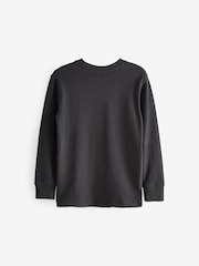 Black Long Sleeve Cosy T-Shirt (3-16yrs) - Image 2 of 3