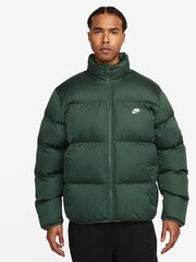 Nike Green Padded Puffer Jacket - Image 1 of 3