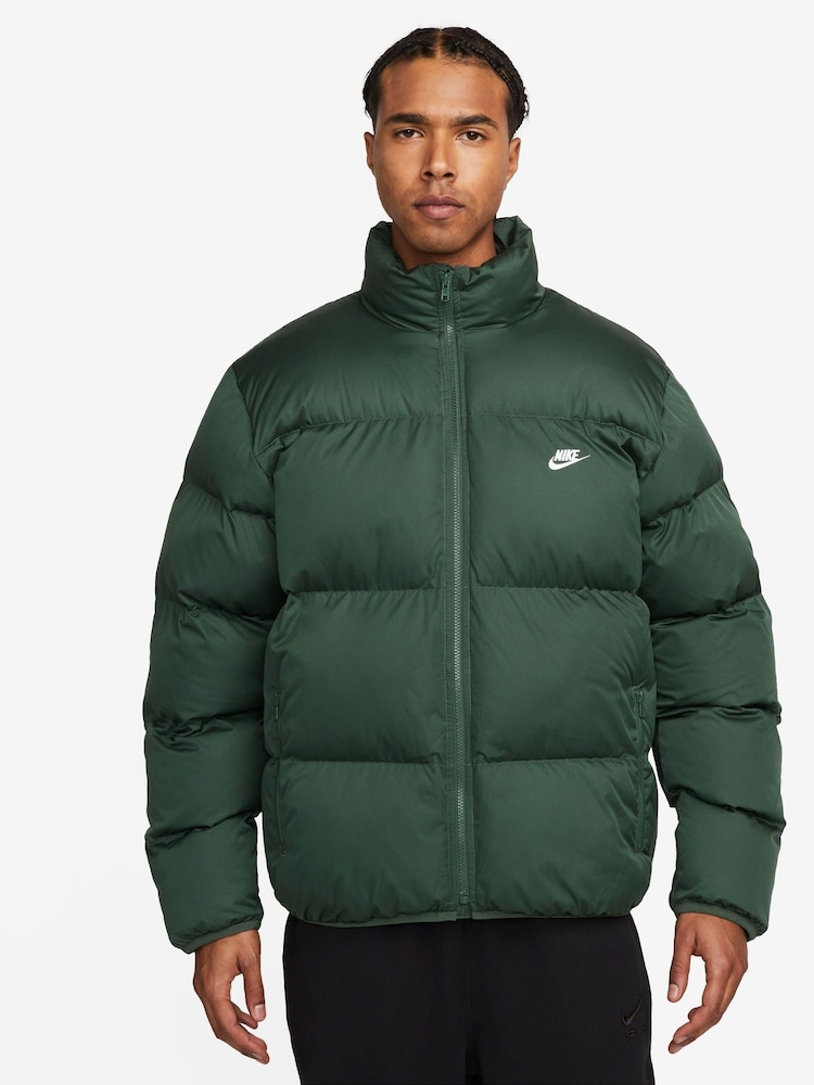 Nike Green Padded Puffer Jacket - Image 1 of 3