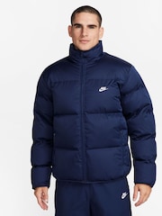 Nike Blue Padded Puffer Jacket - Image 1 of 6