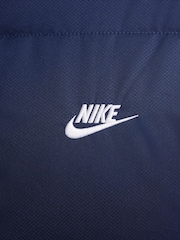 Nike Blue Padded Puffer Jacket - Image 4 of 6
