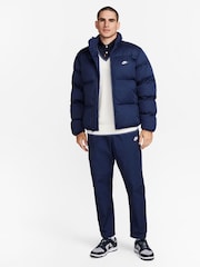 Nike Blue Padded Puffer Jacket - Image 6 of 6
