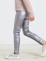 Silver Coated Jeggings (3-16yrs) - Image 4 of 4