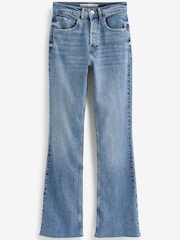 Mid Blue High Rise Flare Jeans - Image 5 of 5