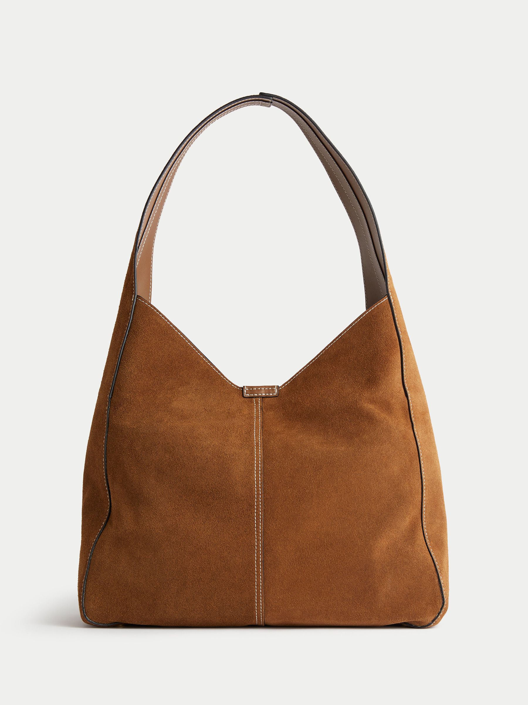 Buy Jigsaw Brown Suede Womens Leather Slouch Bag from Next USA