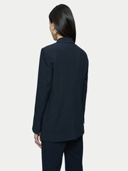 Jigsaw Blue Crosshatch Jacket - Image 3 of 6
