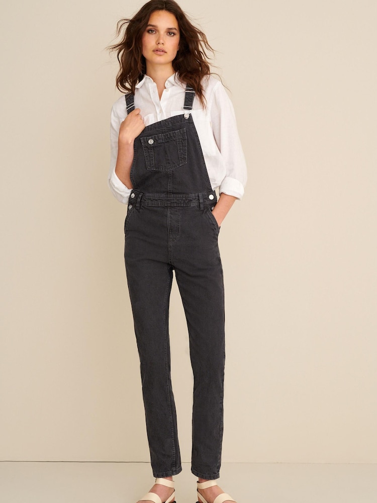 črna - Denim hlače z naramnicami - Slika 2 iz 6 črna - Denim hlače z naramnicami - Slika 2 iz 6