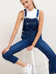 Dark Blue Denim Dungarees - Image 1 of 5