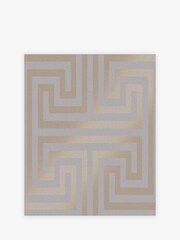 Grey Chic Geometric Fretwork 10M Wallpaper - Image 2 of 4