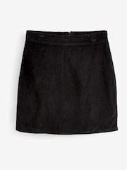 Charcoal Grey Velvet Mini Skirt - Image 5 of 5