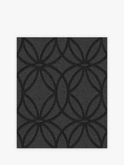Charcoal Grey Geometric Luxe 10M Wallpaper - Image 2 of 4