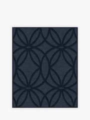 Navy Geometric Luxe 10M Wallpaper - Image 2 of 4