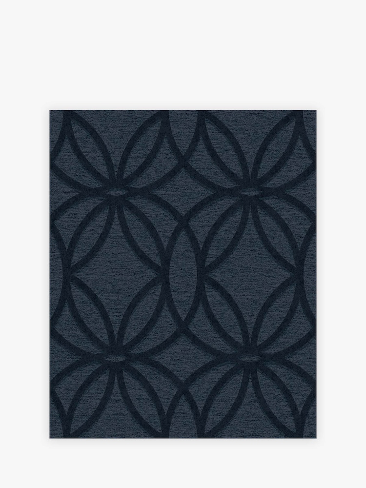 Navy Geometric Luxe 10M Wallpaper - Image 2 of 4