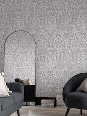 Papel pintado de 10 metros con diseño elegante de damasco - Imagen 1 de 4