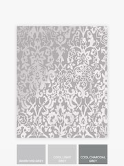 Papel pintado de 10 metros con diseño elegante de damasco - Imagen 3 de 4