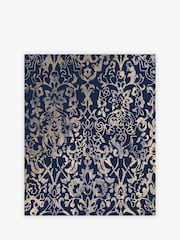 Blue Majestic Damask 10M Wallpaper - Image 2 of 4