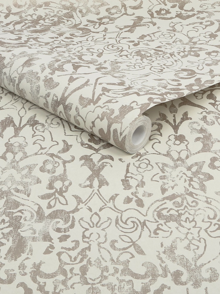 Papel pintado de 10 metros con diseño elegante de damasco - Imagen 4 de 4