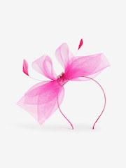Pink Fascinator Headband - Image 3 of 3