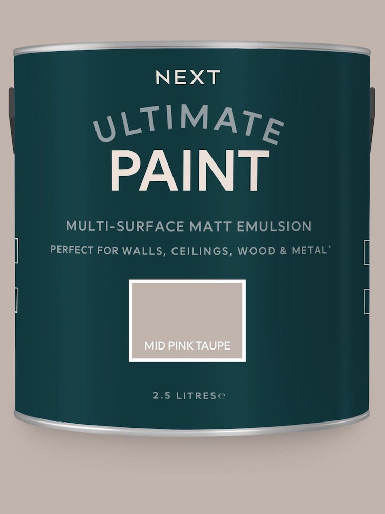 Mid Pink Taupe Ultimate Multi-Surface 2.5L Paint - Image 1 of 5