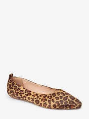 léopard - Ballerines emblématiques en cuir - Image 5 of 7