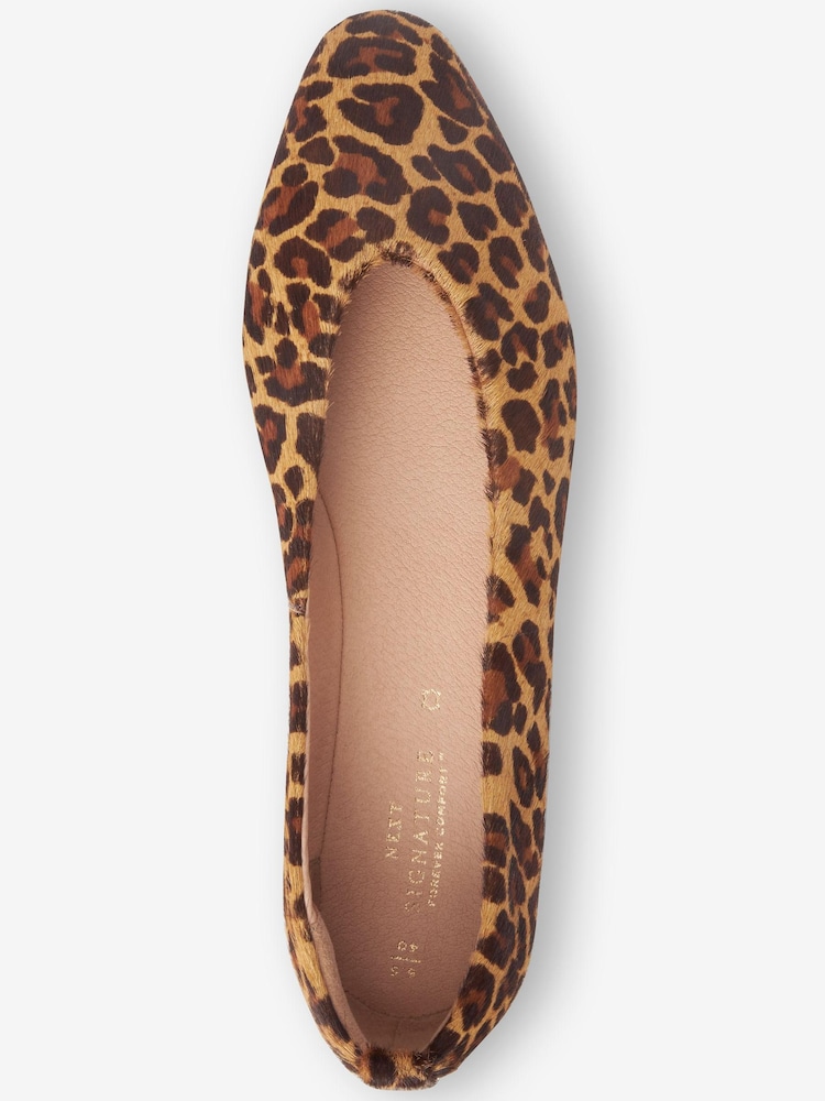 léopard - Ballerines emblématiques en cuir - Image 6 of 7