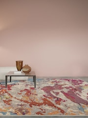 Asiatic Rugs Yellow Colores Cloud Magenta Rug - Image 1 of 4