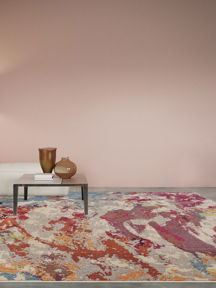 Asiatic Rugs Yellow Colores Cloud Magenta Rug - Image 1 of 4