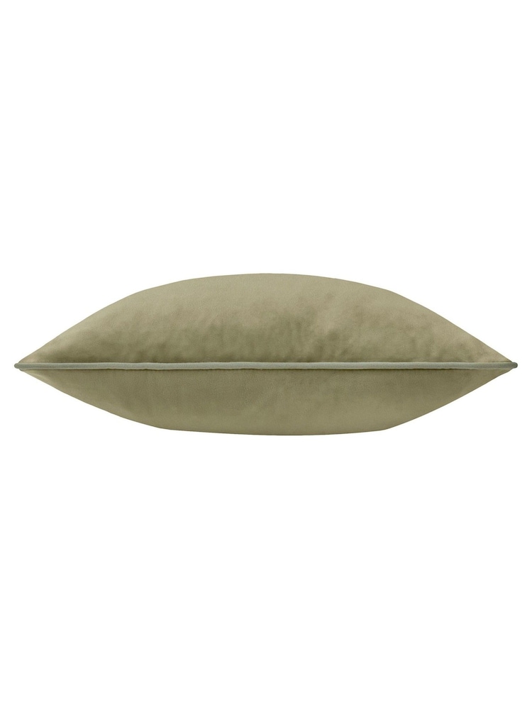 Furn Green/Sage Meridian Velvet Cushion 55 x 55cm Cover 45cm X 45cm - Image 4 of 4