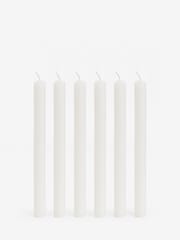 Set of 4 White Dripless Colour Dinner Candles - Image 3 of 3