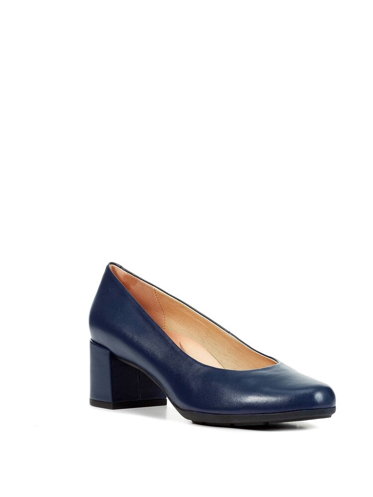 Geox Blue Annya Court Shoes - Image 2 of 4 Geox Blue Annya Court Shoes - Image 2 of 4