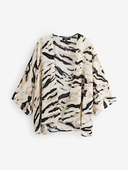 Zebra Short Kimono Cover-Up - Image 2 of 2