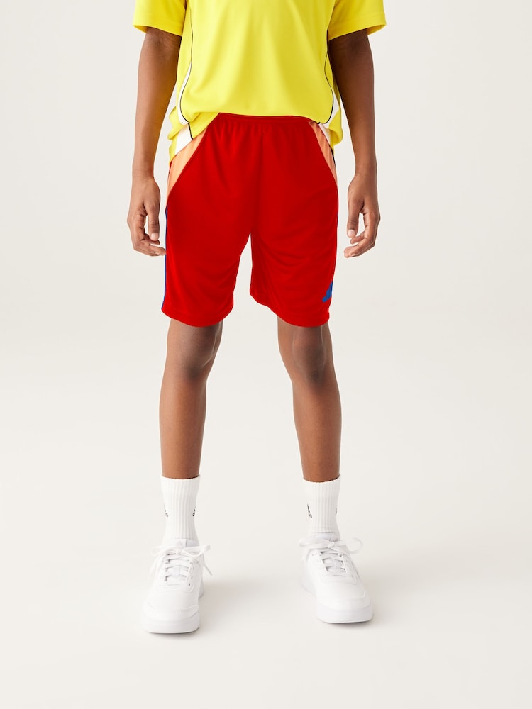 adidas Dark Red Tiro 24 Shorts - Image 1 of 9