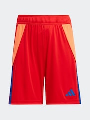 adidas Dark Red Tiro 24 Shorts - Image 5 of 9