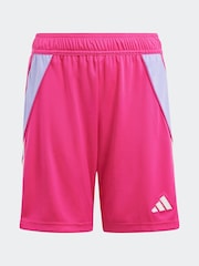 adidas Bright Pink Tiro 24 Shorts - Image 1 of 5
