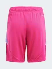 adidas Bright Pink Tiro 24 Shorts - Image 2 of 5