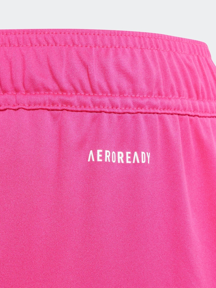 adidas Bright Pink Tiro 24 Shorts - Image 3 of 5