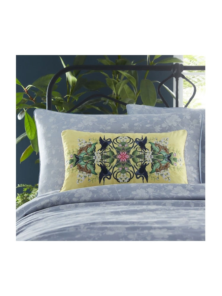 Wedgwood Yellow Wonderlust Tea Story Cushion - Image 2 of 5