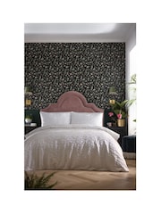 Wedgwood White Wild Strawberry 100% Cotton Duvet Cover and Pillowcase Set - Image 2 of 4