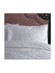 Wedgwood White Wild Strawberry 100% Cotton Duvet Cover and Pillowcase Set - Image 3 of 4