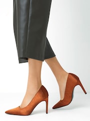 Bronze Forever Comfort® Pointed Court Shoes - Image 1 of 7