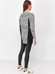 Sonder Studio Pink Leopard Print Cut And Sew Top - Image 4 of 6