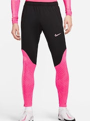 Nike Black/Pink Dri-FIT Strike Joggers - Image 1 of 3