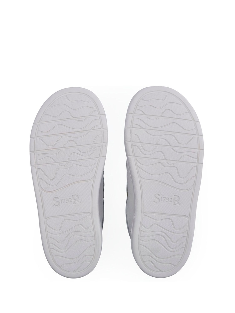 Start-Rite Explore White Leather Rip-Tape First Trainer Shoes - Image 6 of 6 Start-Rite Explore White Leather Rip-Tape First Trainer Shoes - Image 6 of 6