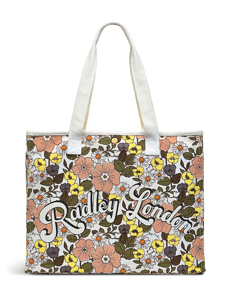 Radley London 60's Floral Tote Bag - Image 1 of 4
